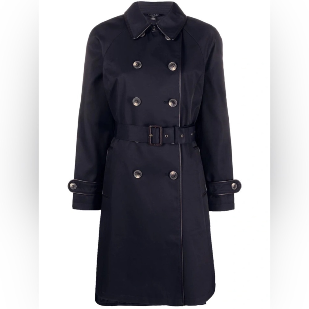 Ralph Lauren Black Trench Coat
Size small
Black